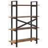 vidaXL Bookshelf Old Wood 100 x 33.5 x 140 cm Engineered Wood
