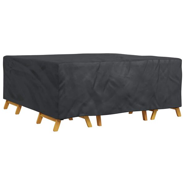 vidaXL Furniture Cover Plain Black 200 x 200 x 90 cm 420D