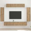 vidaXL TV Cabinet 8 pcs Artisan Oak