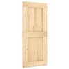vidaXL Sliding Door with Hardware Set 90x210 cm Solid Wood Pine