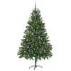 vidaXL Christmas Tree with 300 LEDs with Stand Green 210 cm PE