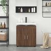 vidaXL Bathroom Cabinet Set TULUM Brown Oak 60 x 34 x 63 cm