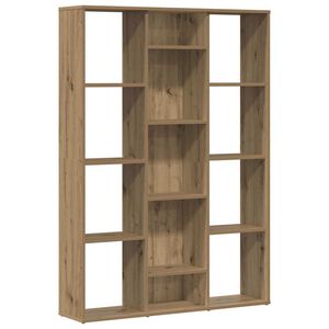 vidaXL Room Divider/Book Cabinet Artisan Oak 100x24x140 cm