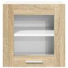 vidaXL Hanging Cabinet with Storage 2 pcs Sonoma Oak 40 x 31 x 40 cm