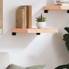 vidaXL Wall Shelf 40x40x(2-6) cm Untreated Solid Wood Oak