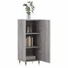 vidaXL Sideboard Grey Sonoma 34.5x34x90 cm Engineered Wood