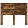 vidaXL Headboard with Headboard Smoked Oak 120 cm Engineered Wood