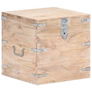 vidaXL Chest 40x40x40 cm Solid Acacia Wood