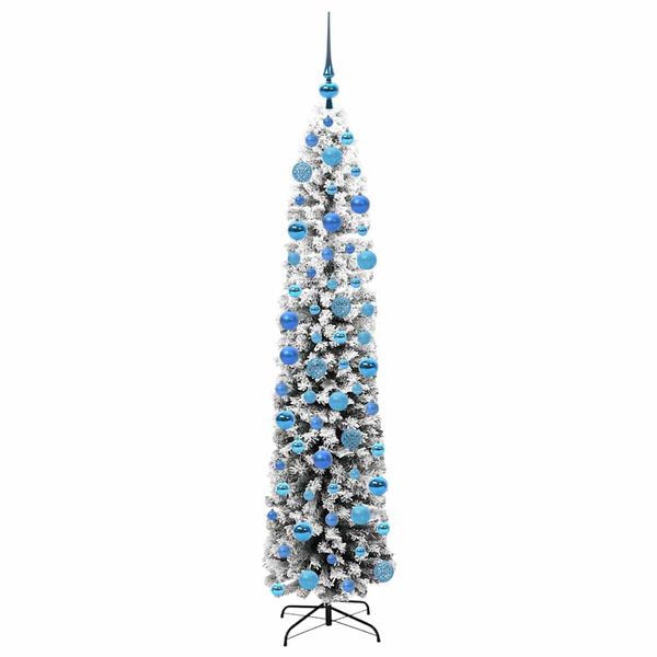 vidaXL Artificial Christmas Tree with 300 LEDs with Stand Green 180 cm