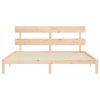 vidaXL Bed Frame without Mattress 200x200 cm Solid Wood Pine