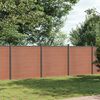 vidaXL Fence Panel Brown 526x186 cm WPC