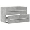 vidaXL Sink Cabinet Concrete Grey 80x38.5x48 cm Engineered Wood