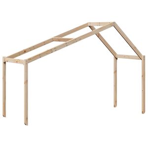 vidaXL Kids' Bed Roof 213x95.5x144.5 cm Solid Wood Pine
