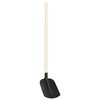 vidaXL Shovel Head 4 pcs Black 34.5 x 24 cm Powder-Coated Steel