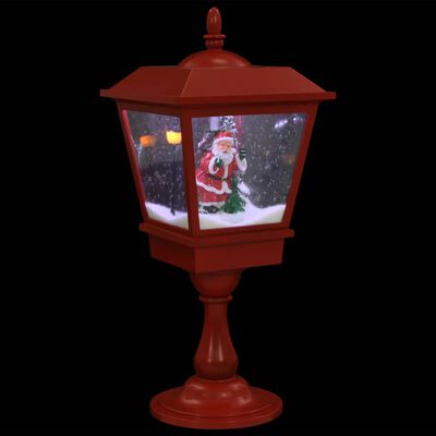 vidaXL Christmas Pedestal Lamp with Santa 64 cm LED