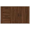 vidaXL Sideboard Brown Oak 100x33x59.5 cm Engineered Wood