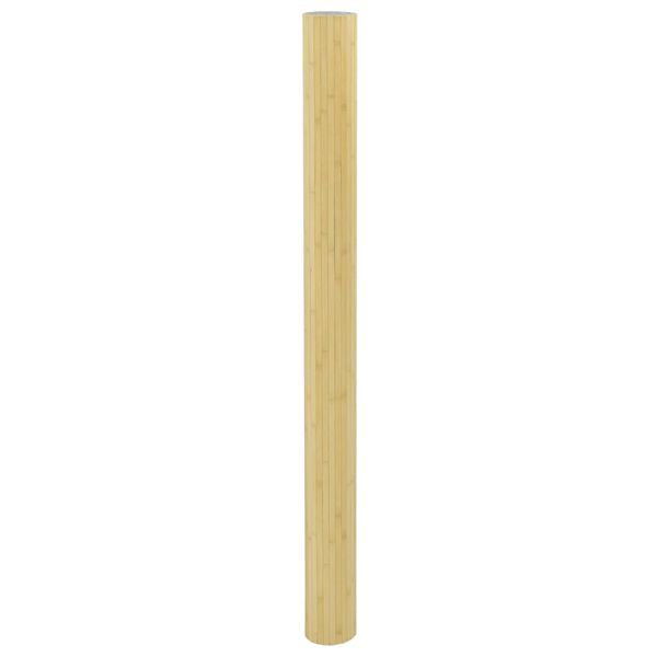 vidaXL Room Divider Light Natural Width 600 cm Height 165 cm Bamboo