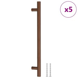 vidaXL Cabinet Handles 5 pcs Bronze 192 mm Stainless Steel