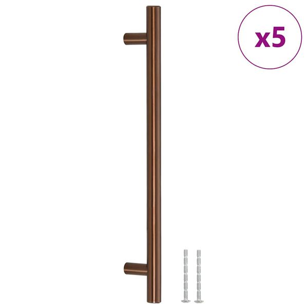 vidaXL Cabinet Handles 5 pcs Bronze 192 mm Stainless Steel