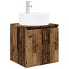 vidaXL Wall-Mounted Sink Vanity Old Wood 49.5 x 44.5 x 65 cm