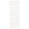vidaXL Barn Door White 80x1.8x204.5 cm Solid Wood Pine