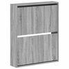 vidaXL Wall-Mounted Shoe Cabinet ARNHEM 71 x 17 x 86 cm Grey Sonoma
