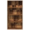 vidaXL Bookcase Old Wood 80x30x152 cm Engineered Wood