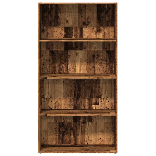 vidaXL Bookcase Old Wood 80x30x152 cm Engineered Wood