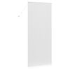 vidaXL Window Blind with Curtains Manual White Aluminium