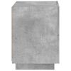 vidaXL Bedside Cabinets with LED Lights 2 pcs Concrete Grey Engineered Wood