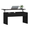 vidaXL Coffee Table Black 102x50.5x52.5 cm Engineered Wood