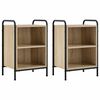 vidaXL Bedside Cabinet 2 pcs Sonoma Oak 40 x 30 x 60 cm