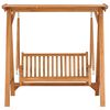 vidaXL Swing Bench 170 cm Solid Teak Wood