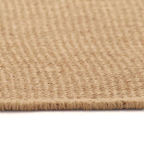 vidaXL Area Rug Jute with Latex Backing 180x250 cm