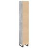 vidaXL Bathroom Cabinet Concrete Grey 30x30x190 cm Engineered Wood