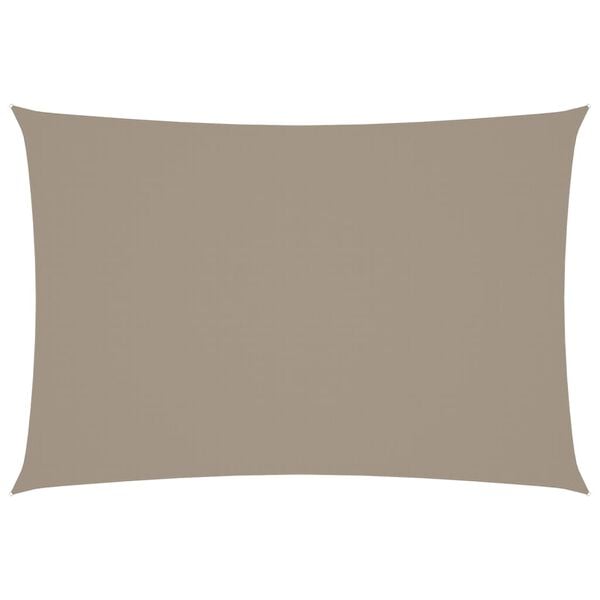 vidaXL Sunshade Sail Oxford Fabric Rectangular 2.5x4.5 m Taupe