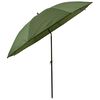 vidaXL Fishing Umbrella Yellow Army 220 x 193 cm Oxford Polyester