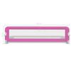 vidaXL Toddler Safety Bed Rail 2 pcs Pink 150x42 cm