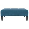 vidaXL Footstool Blue 77x55x31 cm Velvet