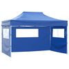 vidaXL Party Tent Folding Blue 280 x410 x 315 cm Oxford Fabric