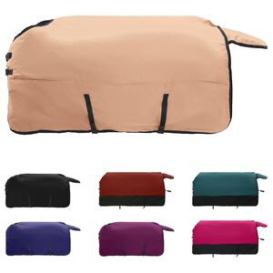 vidaXL Horse Blanket Cappuccino 95 cm Polyester