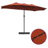 vidaXL Garden Parasol Terracotta 385 x 209 x 244 cm Polyester