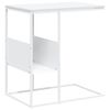 vidaXL Side Table White 55x36x59,5 cm Engineered Wood