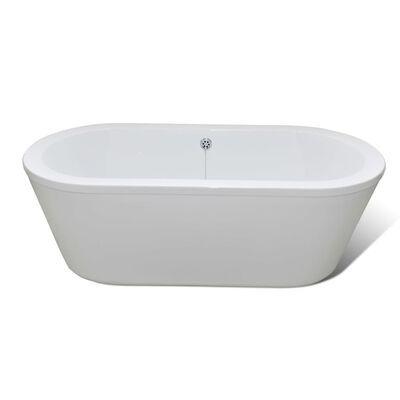 Freestanding Bath Tub Acrylic White Round