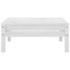 vidaXL 7 Piece Garden Lounge Set White Solid Pinewood