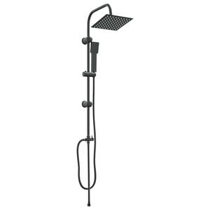 vidaXL Shower System Manual Black 45 x 20 x 96 cm Brass,Sus201 and ABS