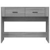 vidaXL Console Table Grey Sonoma 100x39x75 cm Engineered Wood