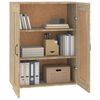 vidaXL Hanging Wall Cabinet Sonoma Oak 69.5x32.5x90 cm