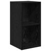 vidaXL TV Cabinet Set Wall-mounted 3 pcs Black Oak Engineered Wood