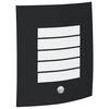 vidaXL Outdoor Wall Light Black 23.5 x 9 x 26 cm